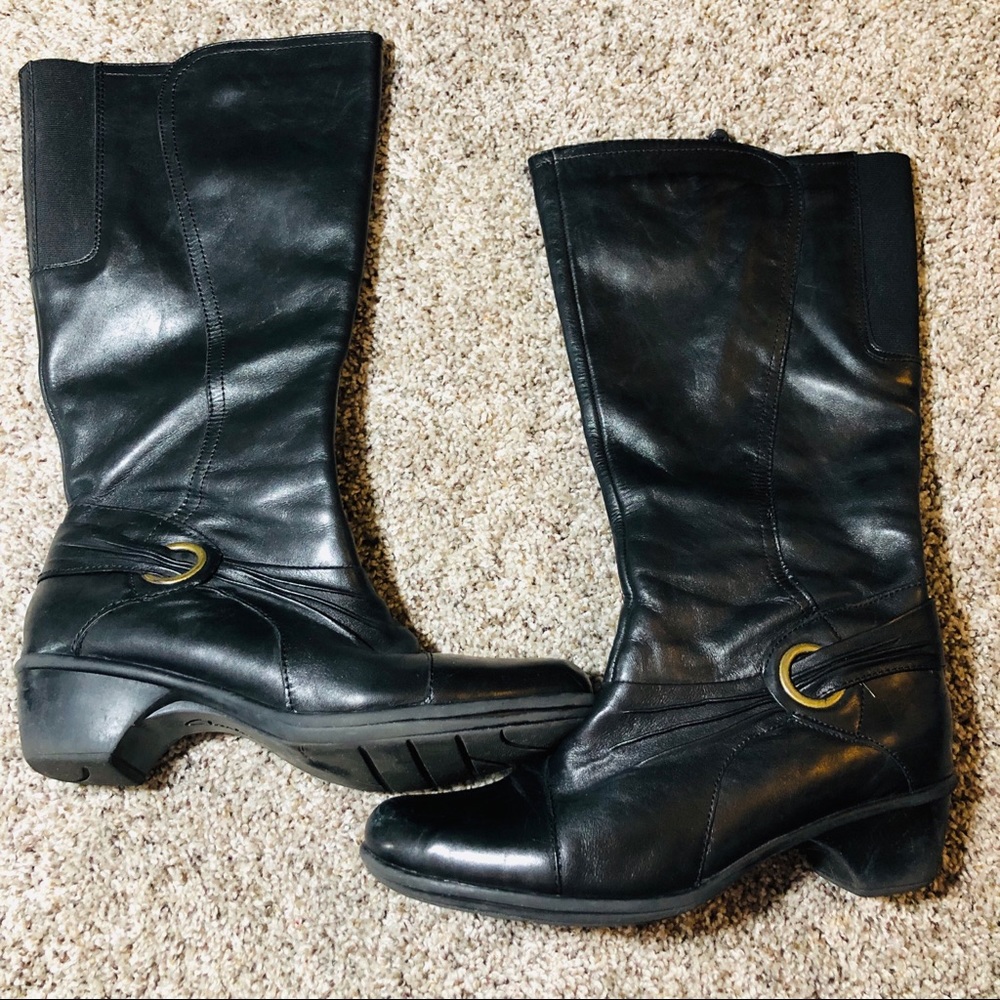 Clark’s Black Leather Boots